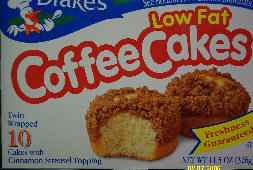 drakes cakes low fat Coffee Cakes hmm hmm good